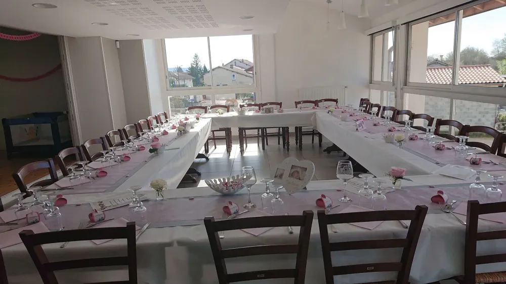 Salle de réception à Viriat